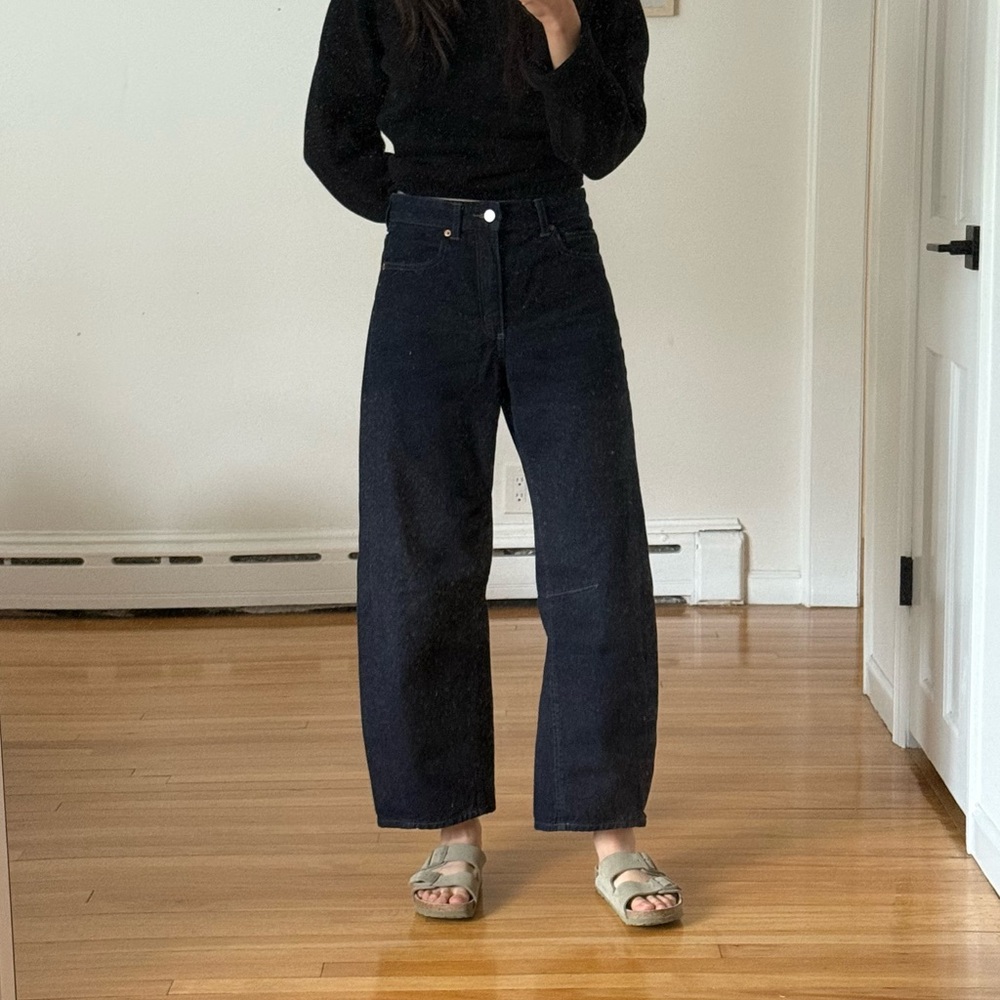 *SOLD* GU barrel leg jeans